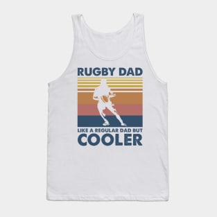 Rugby Dad Vintage Gift Father's Day Tank Top